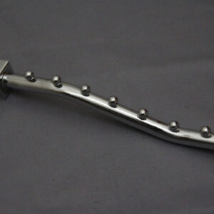 GANCIO CROMATO PER TUBO 15x30mm