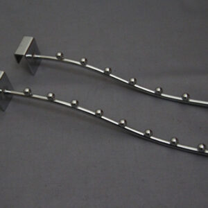 GANCIO CROMATO PER TUBO 15x30mm