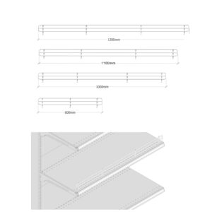 RECINZIONE PER RIPIANI BIANCO