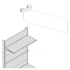 GANCIO SEPARATORE PER CORNICE
