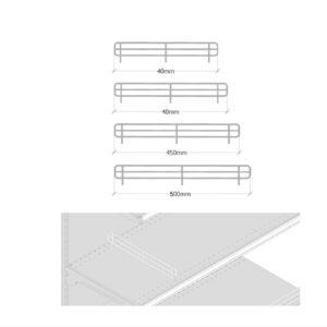 SEPARATORE PER RIPIANI CROMATO