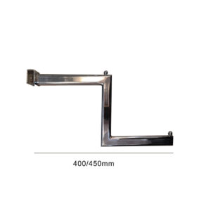 GANCIO "Z" CROMATO PER TUBO 15x30mm